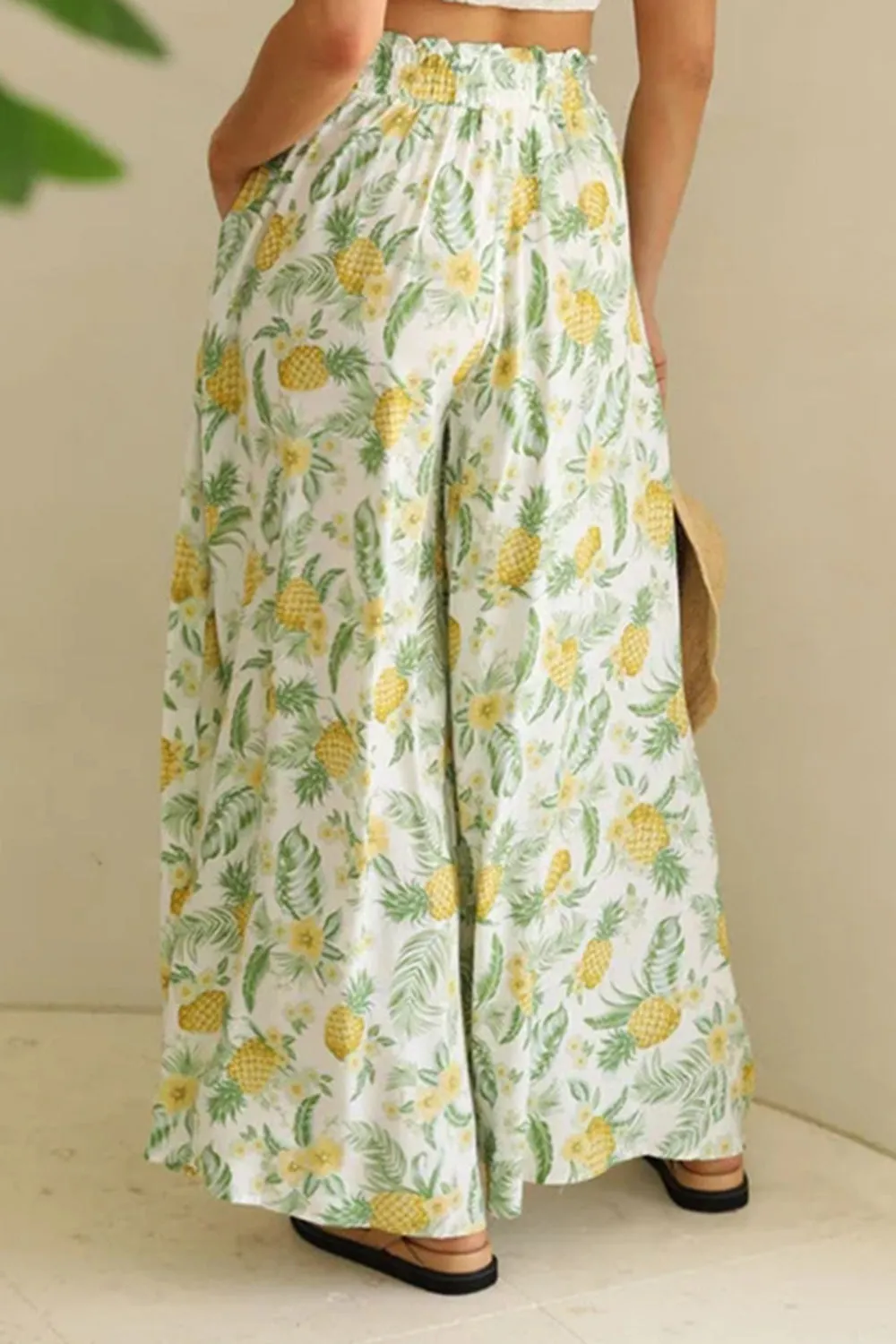 * 4 COLORS* Summer Tied Wide Leg Pants