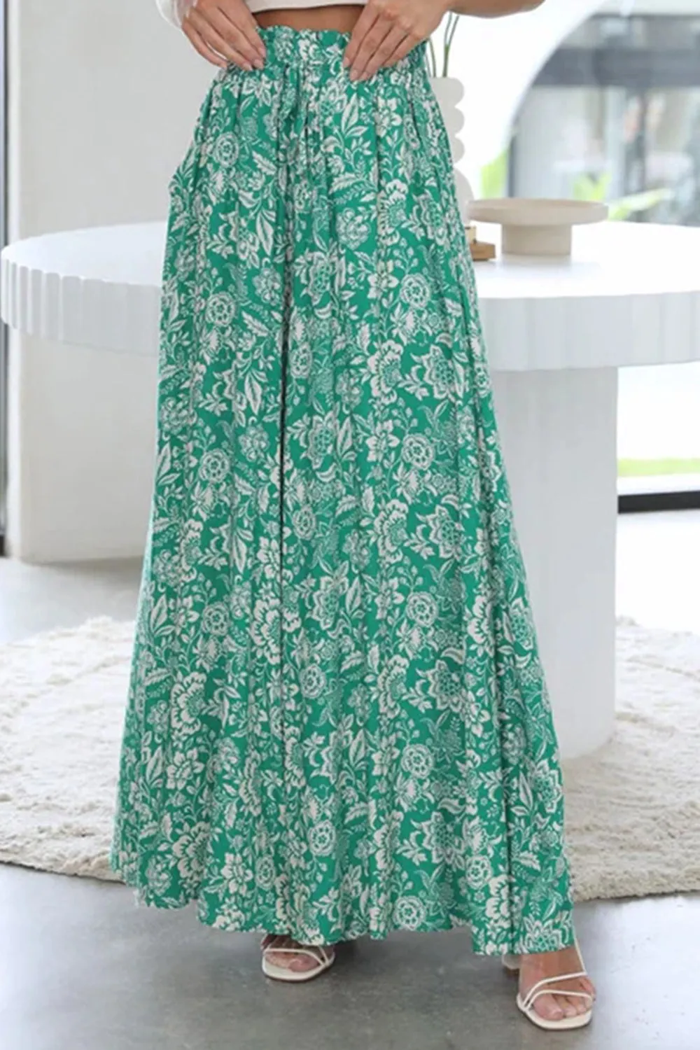 * 4 COLORS* Summer Tied Wide Leg Pants