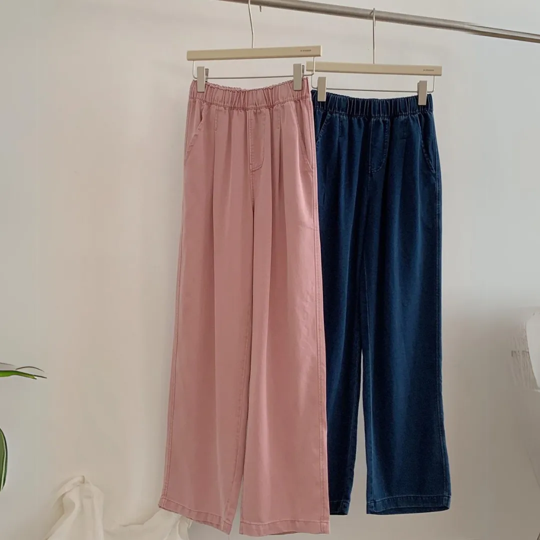 空气裤. 天丝直筒裤 Airy Pants Tencel Straight Pants