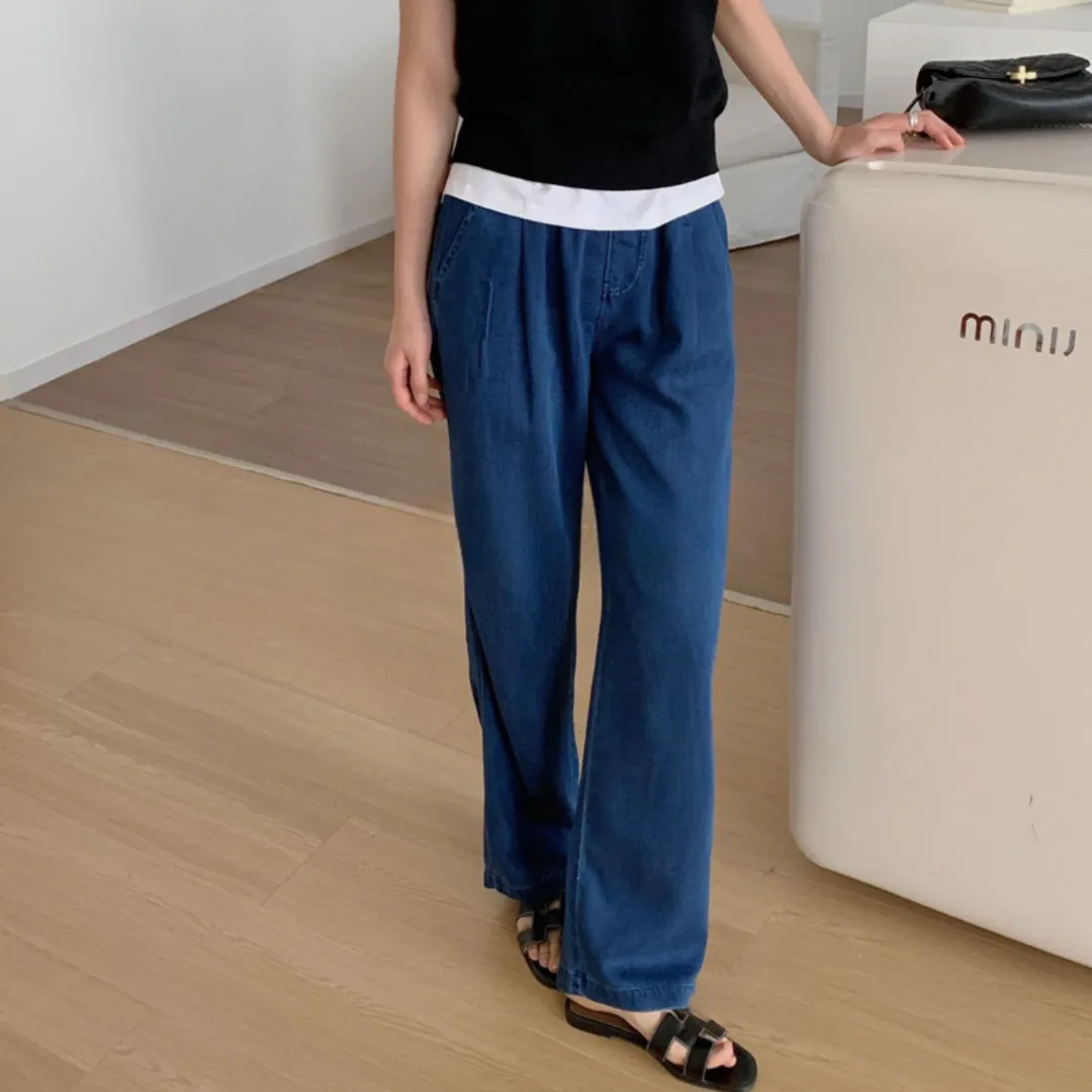 空气裤. 天丝直筒裤 Airy Pants Tencel Straight Pants