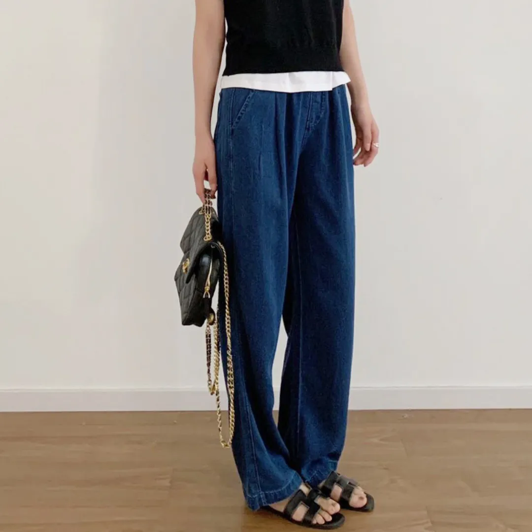 空气裤. 天丝直筒裤 Airy Pants Tencel Straight Pants