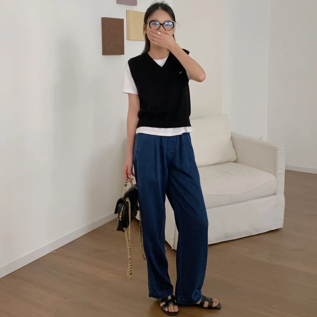 空气裤. 天丝直筒裤 Airy Pants Tencel Straight Pants