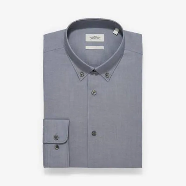 3PK GREY TEXTURED AND PRINT SMART SHIRTS