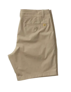 8" Harbor Performance Short Dk Khaki