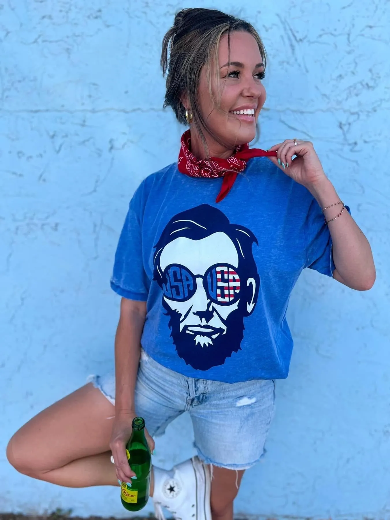 Abe USA tee