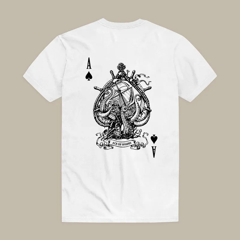 Ace Of Spades Printed Men's T-shirt