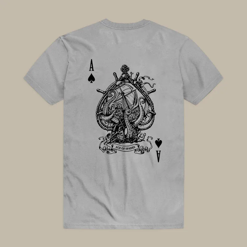 Ace Of Spades Printed Men's T-shirt