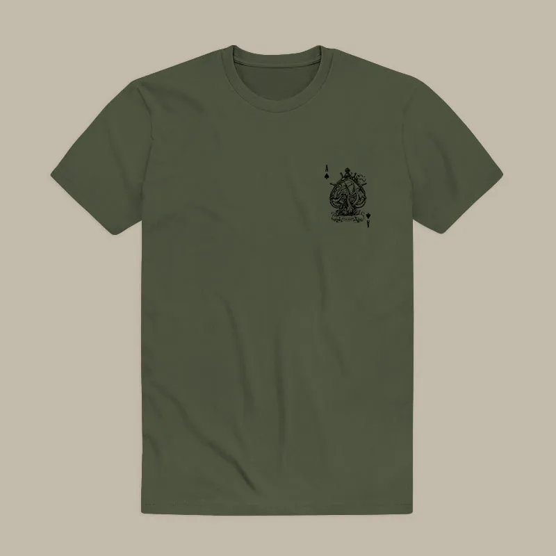 Ace Of Spades Printed Men's T-shirt