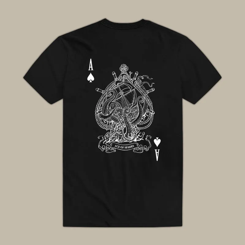Ace Of Spades Printed Men's T-shirt