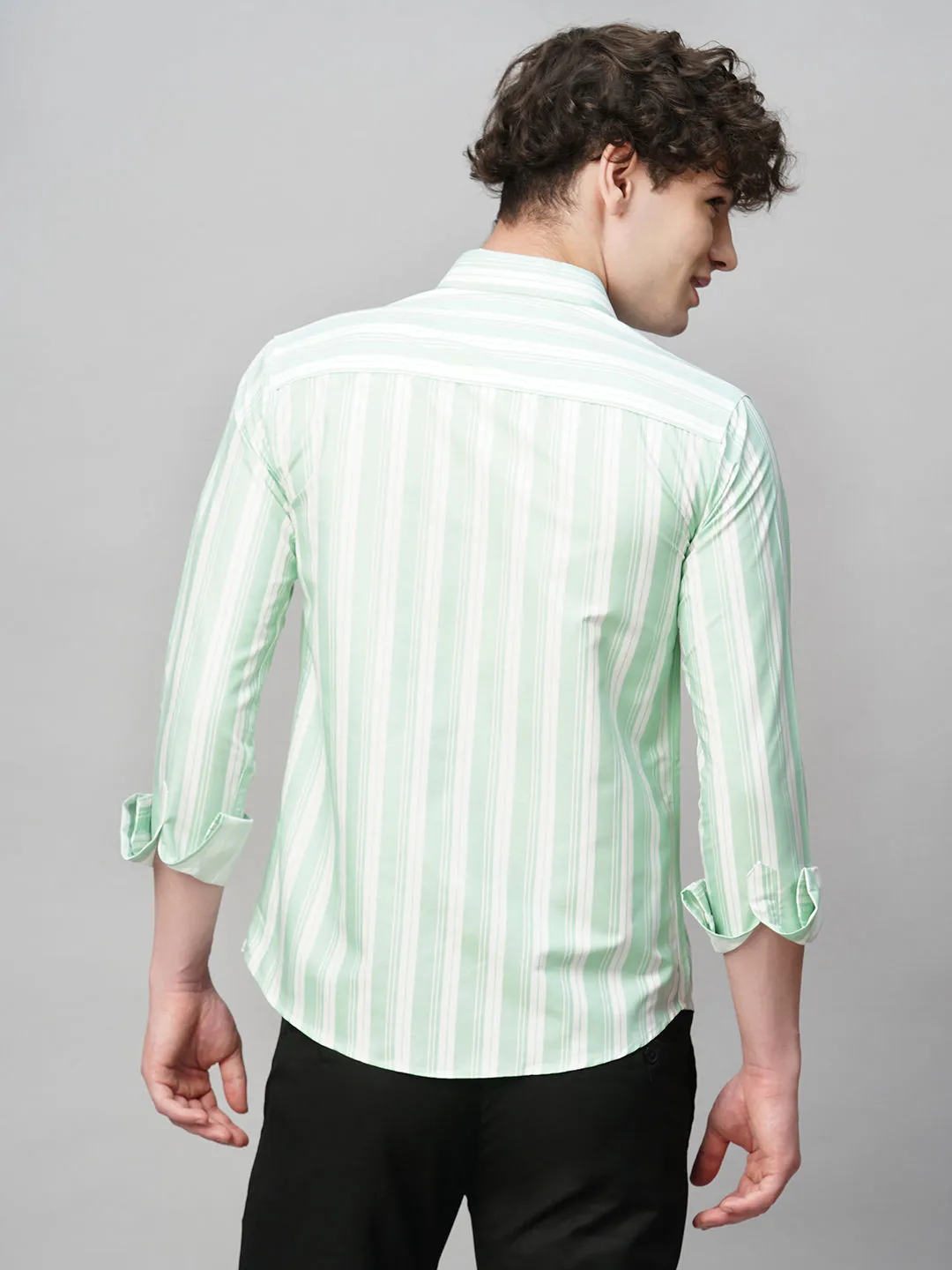 Adventurous Striped Men's Shirt