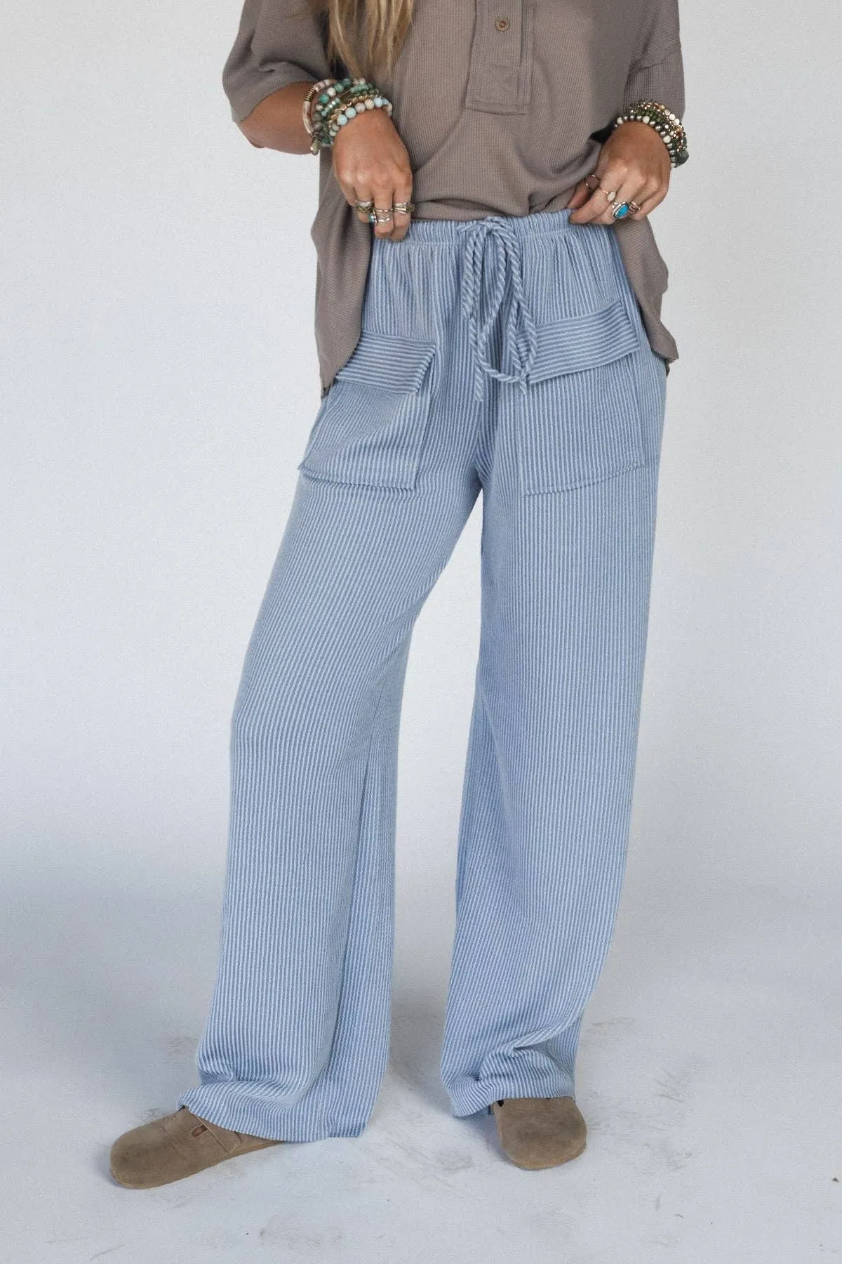 At Leisure Wide Leg Pants