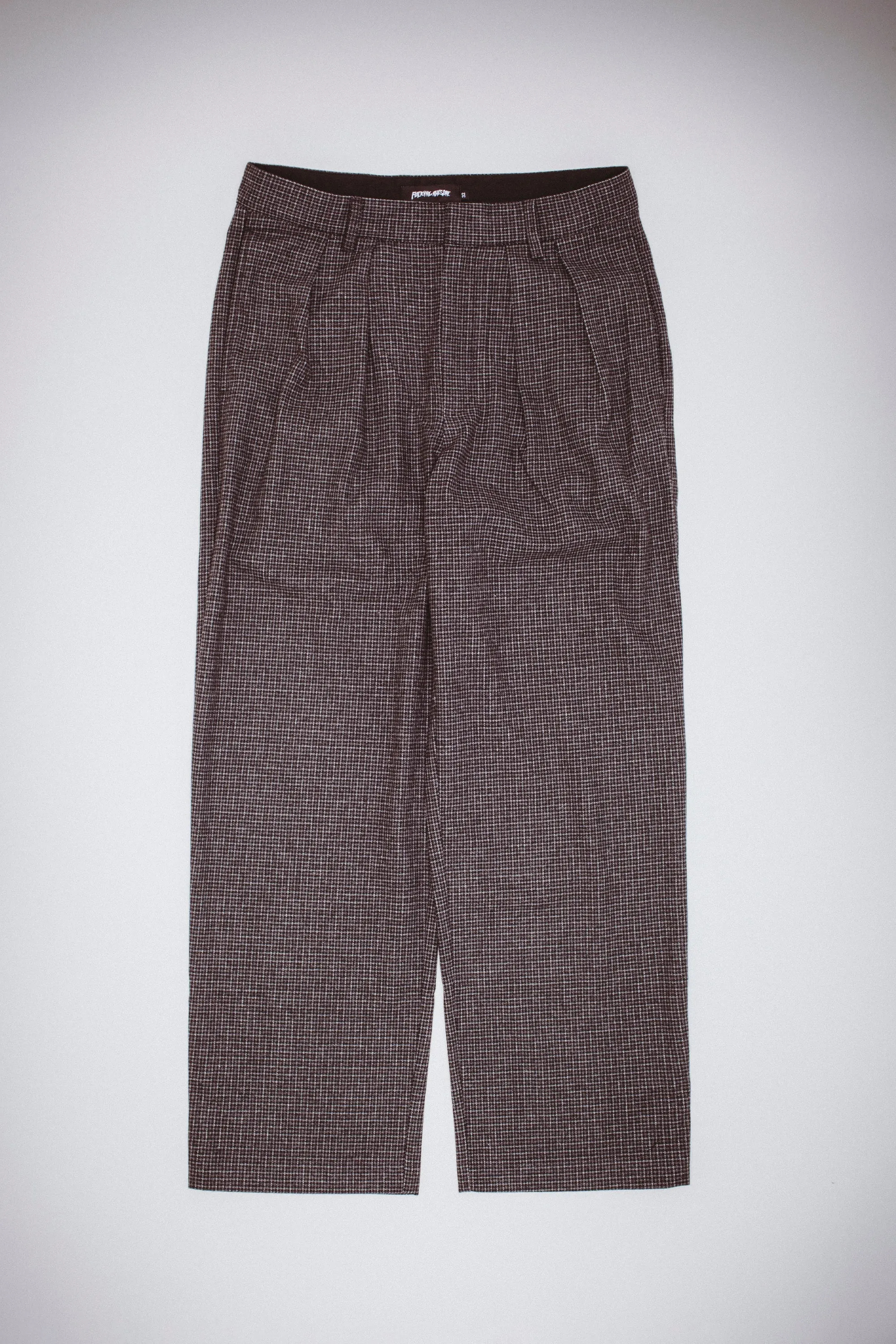 Baggy Pleated Wool Trouser