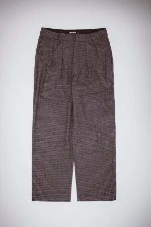Baggy Pleated Wool Trouser