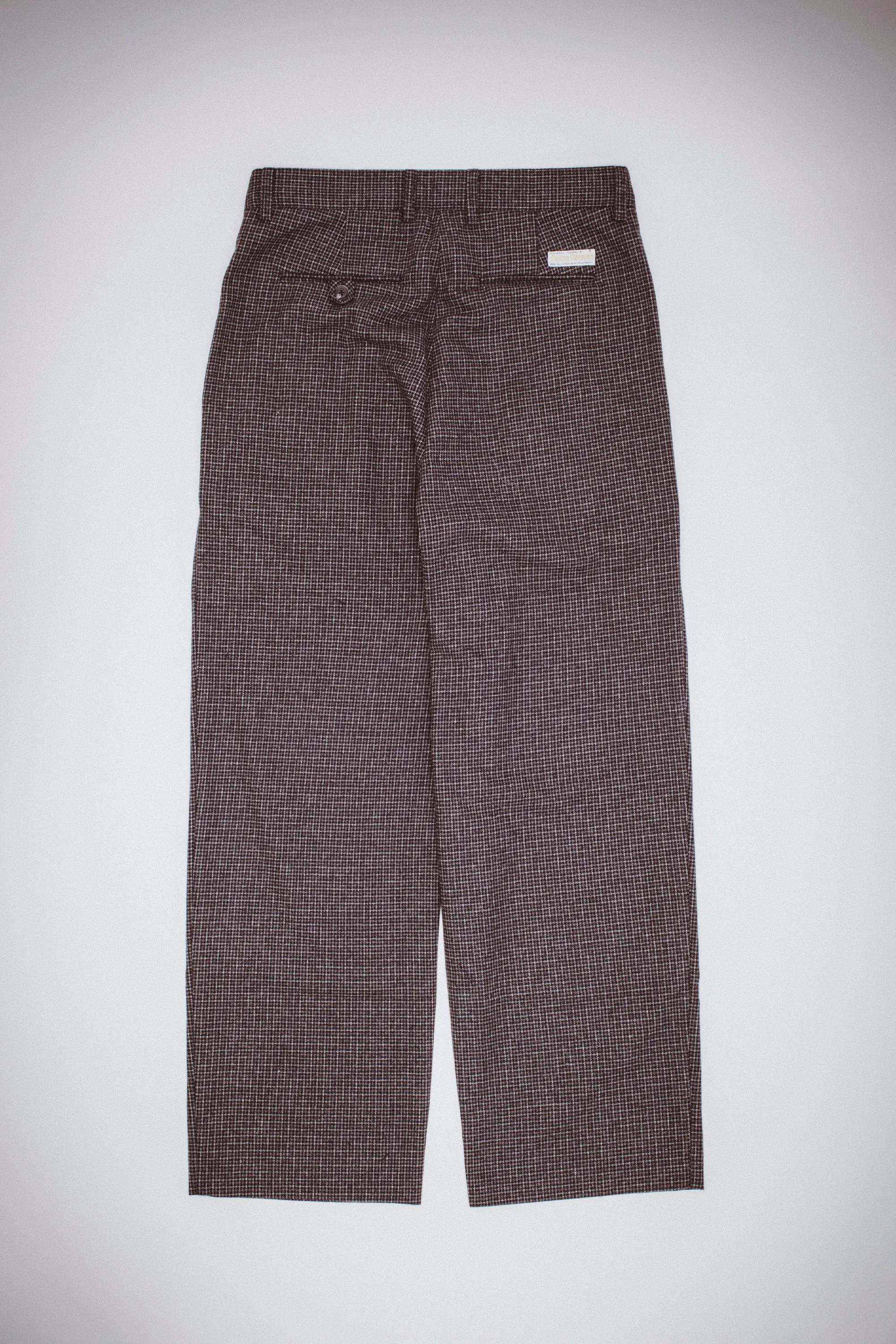 Baggy Pleated Wool Trouser