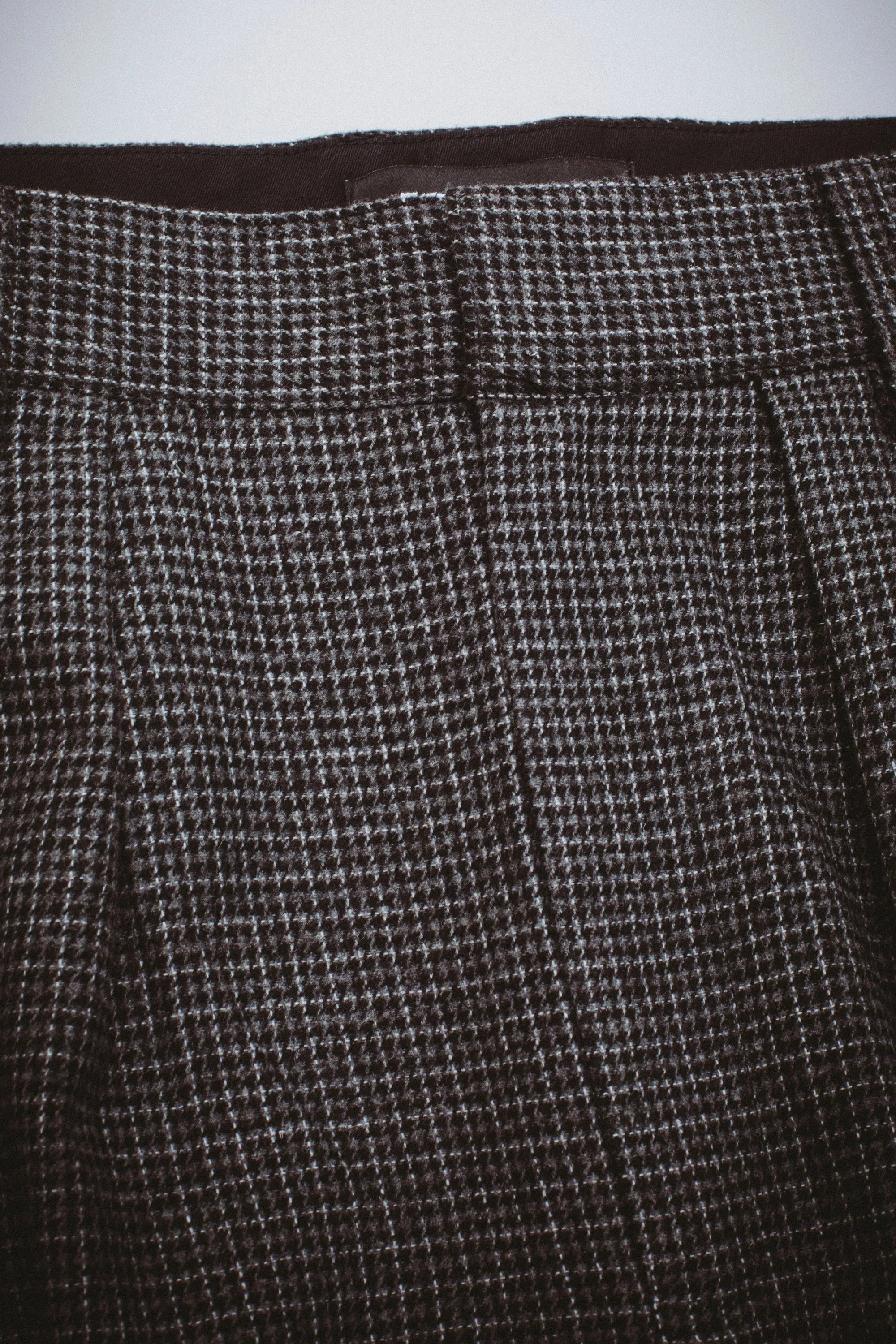 Baggy Pleated Wool Trouser