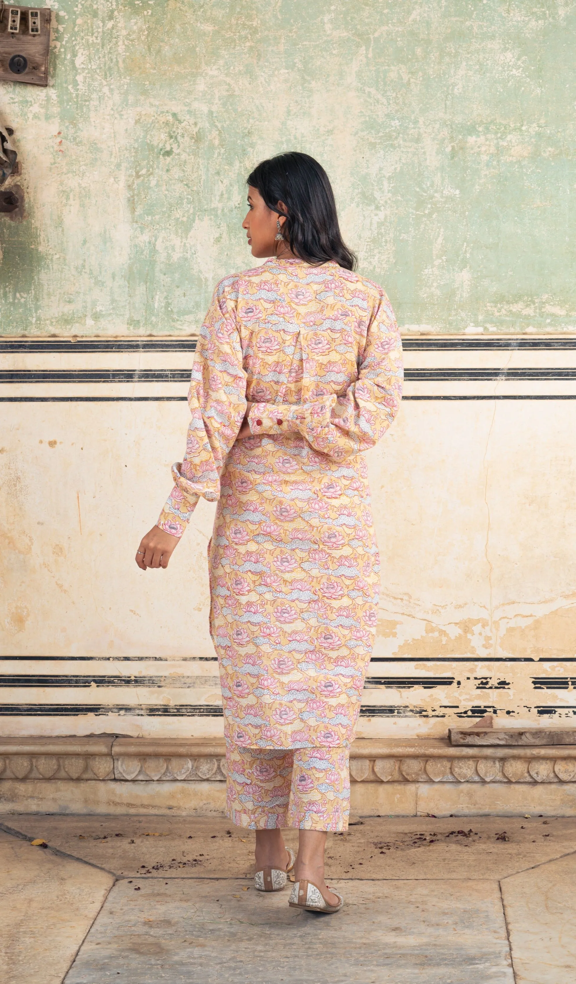 Bahaar Cotton Hand Block Printed Kurta Set