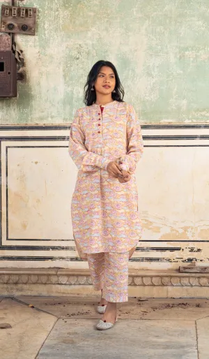 Bahaar Cotton Hand Block Printed Kurta Set