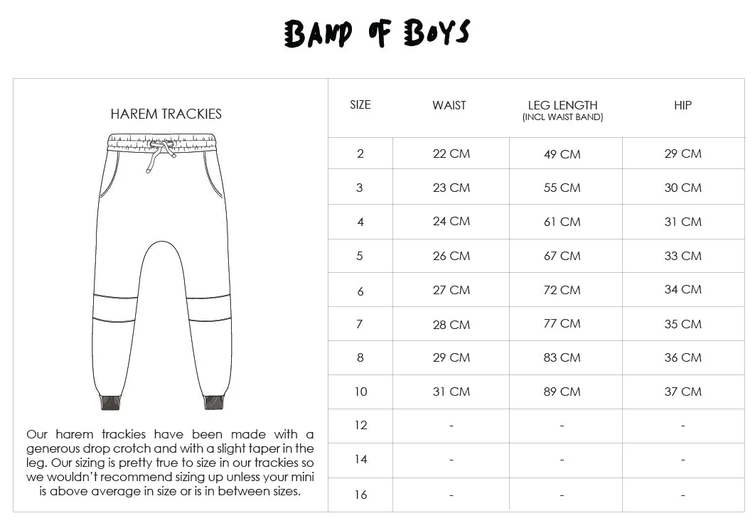 Band of Boys Eye of the Tiger Harem Trackies