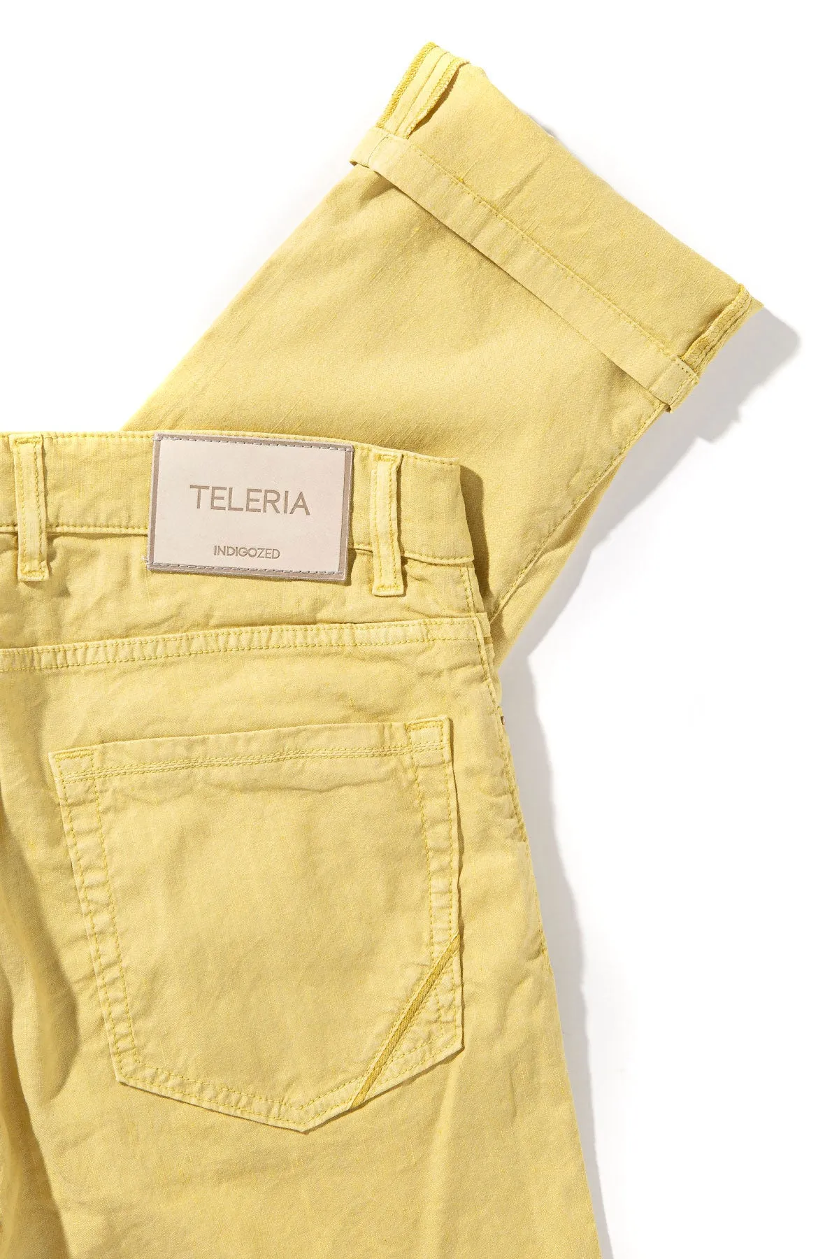 Barbados 5-Pocket Stretch Linen In Acacia