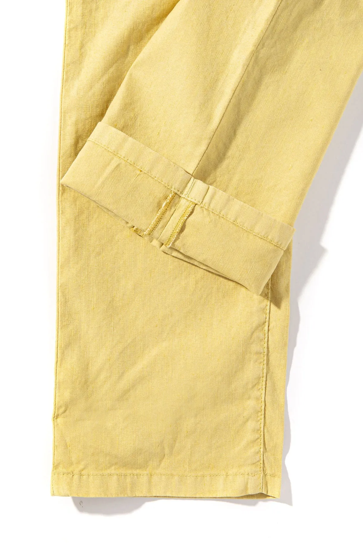 Barbados 5-Pocket Stretch Linen In Acacia