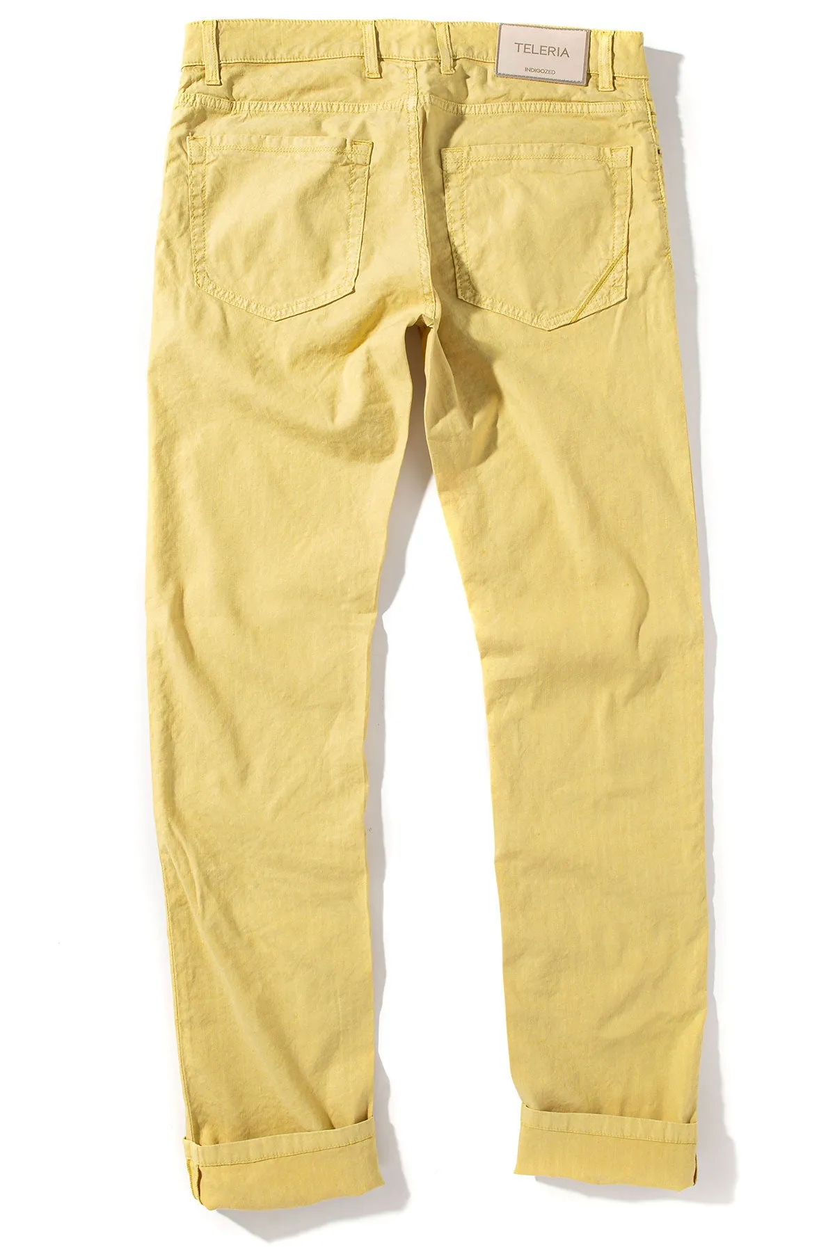 Barbados 5-Pocket Stretch Linen In Acacia