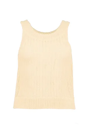 Beige Sweater Tank
