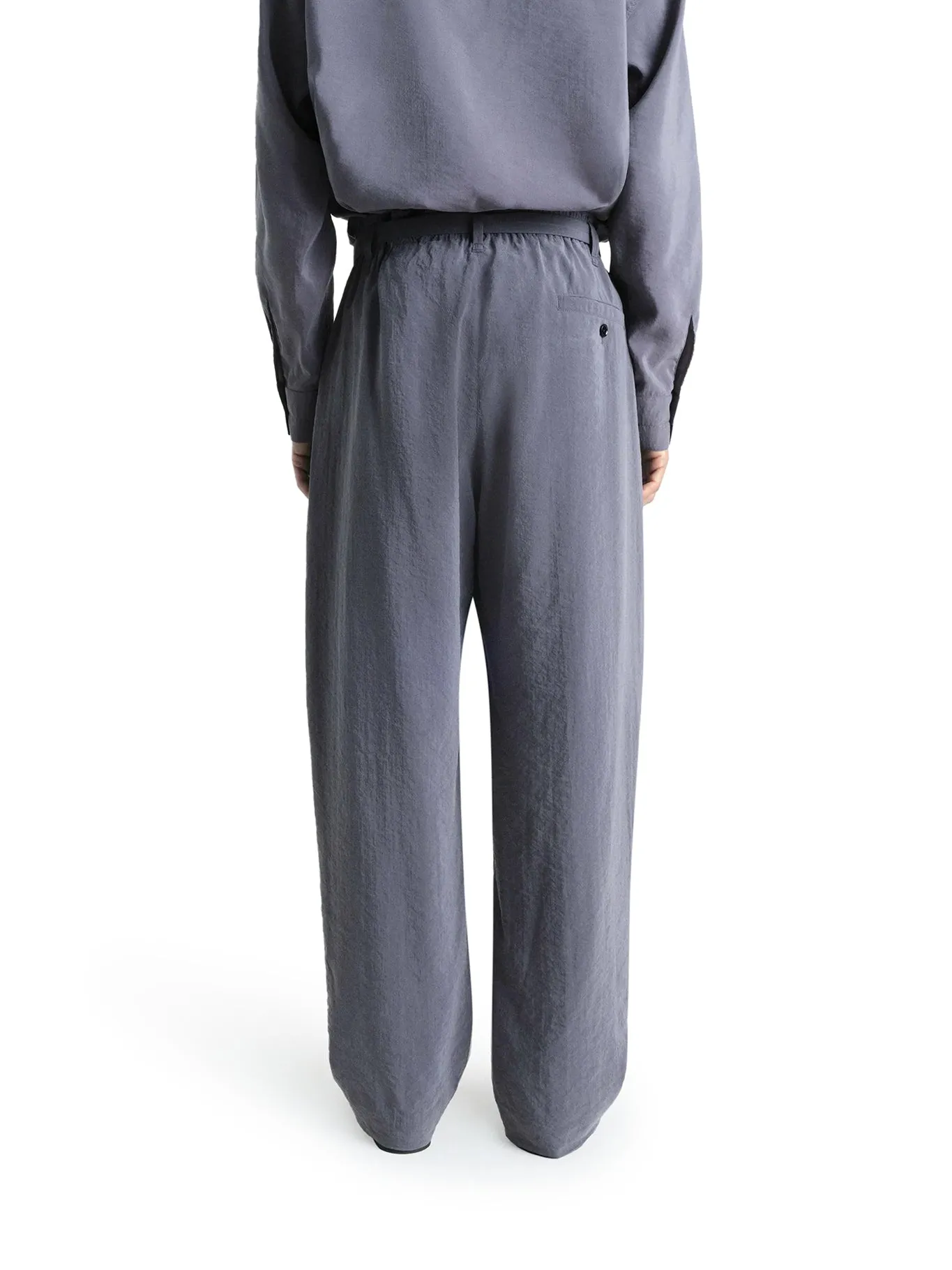 BELTED RELAXED PANTS