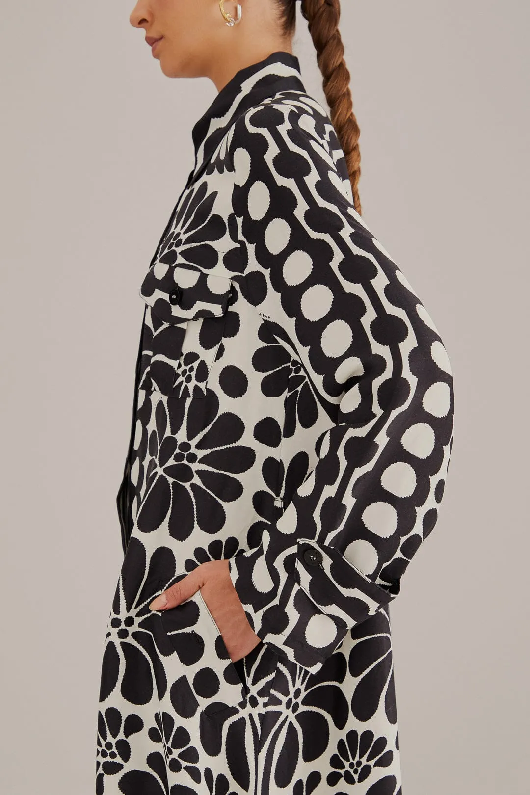 Black Palermo Lenzing™ Ecovero™ Viscose Chemise