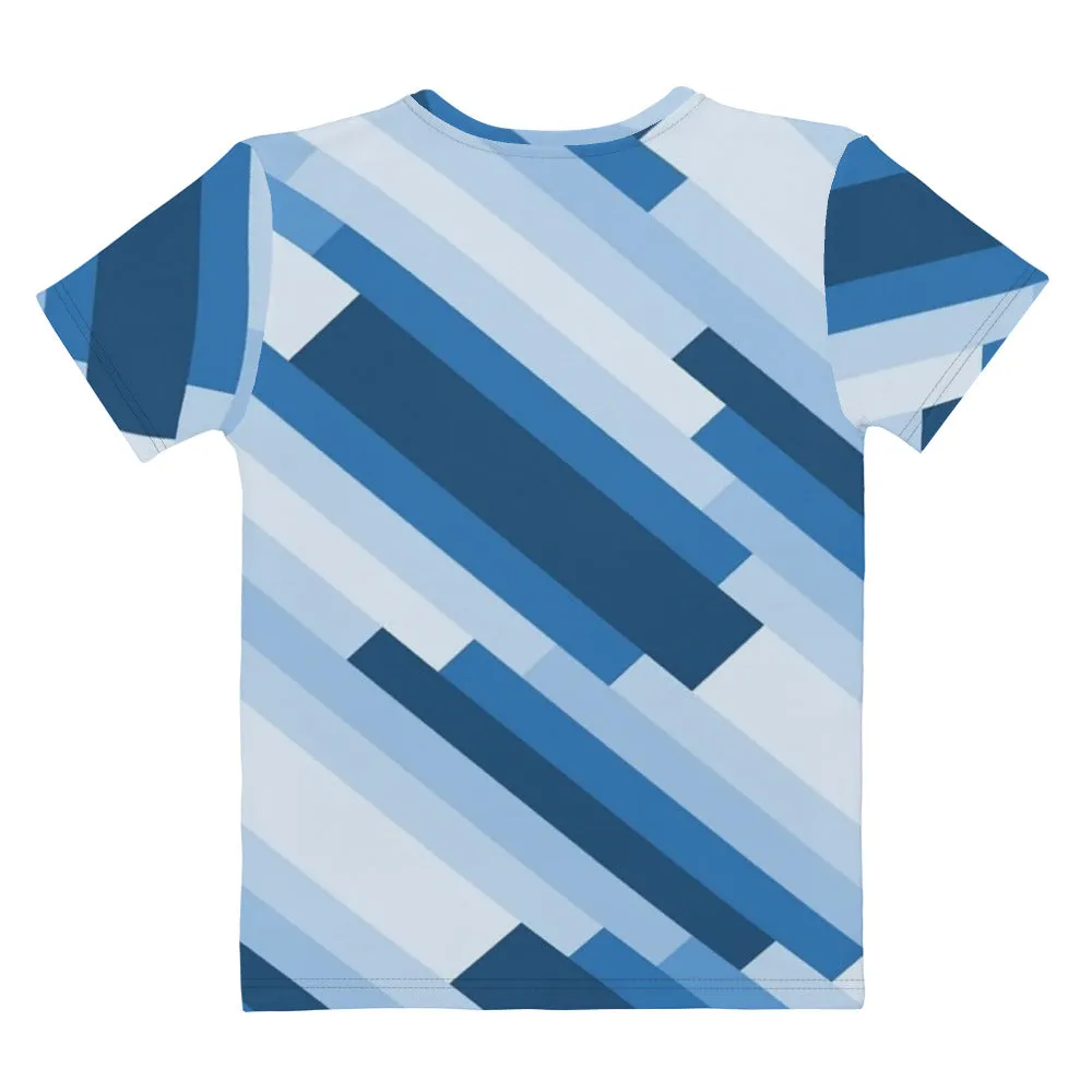 'Blue Rays' women's all-over t-shirt