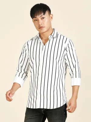 Bohemian Striped Men's Shirt