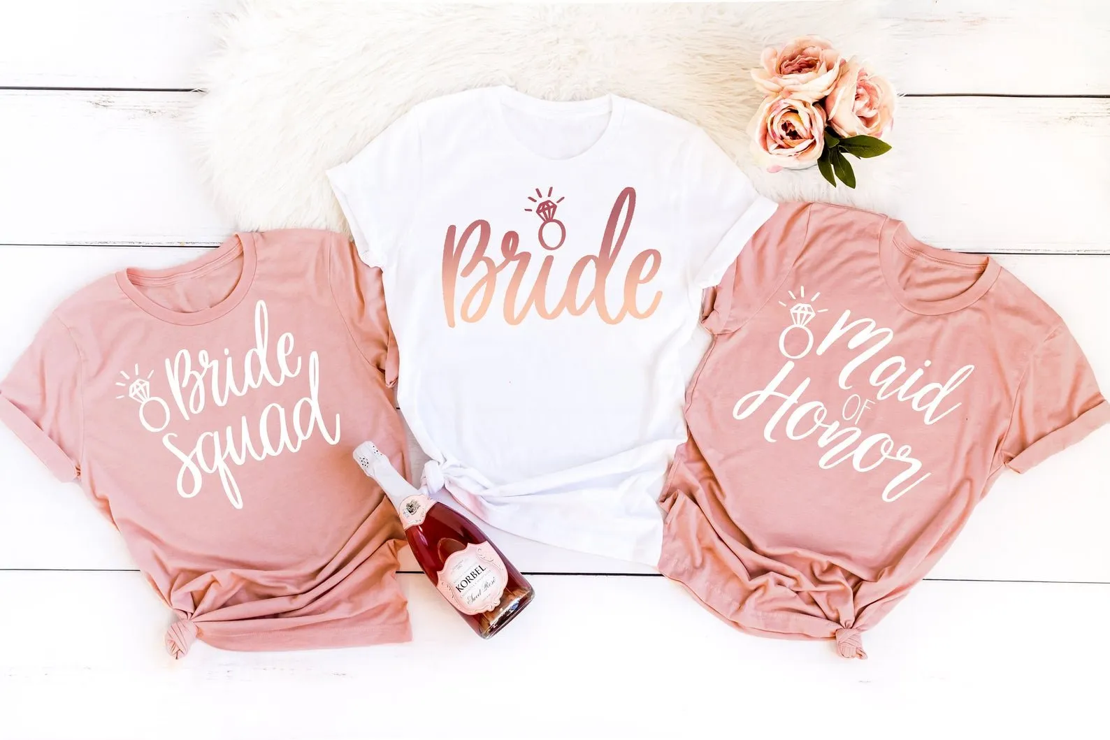 Bride Or Bride Squad Bachelorette Party Shirts