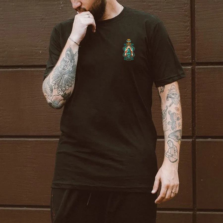 Burn The Ship Printed Men's T-shirt
