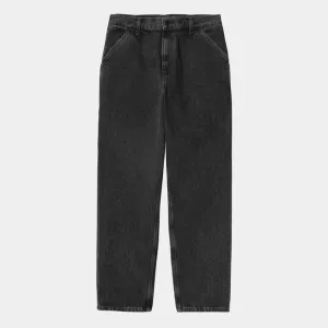 Carhartt WIP Single Knee Pant Denim Black Stone Washed