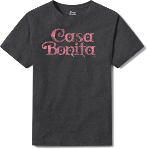 Casa Bonita Gray Distressed Wordmark T-Shirt
