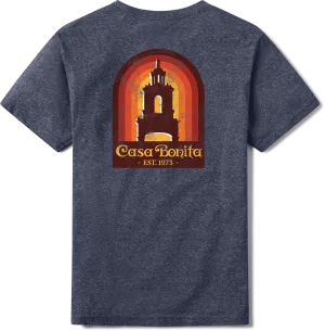 Casa Bonita Navy Sunset Tower T-Shirt