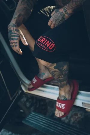 Classic Grind Shorts - Black - Oval Logo