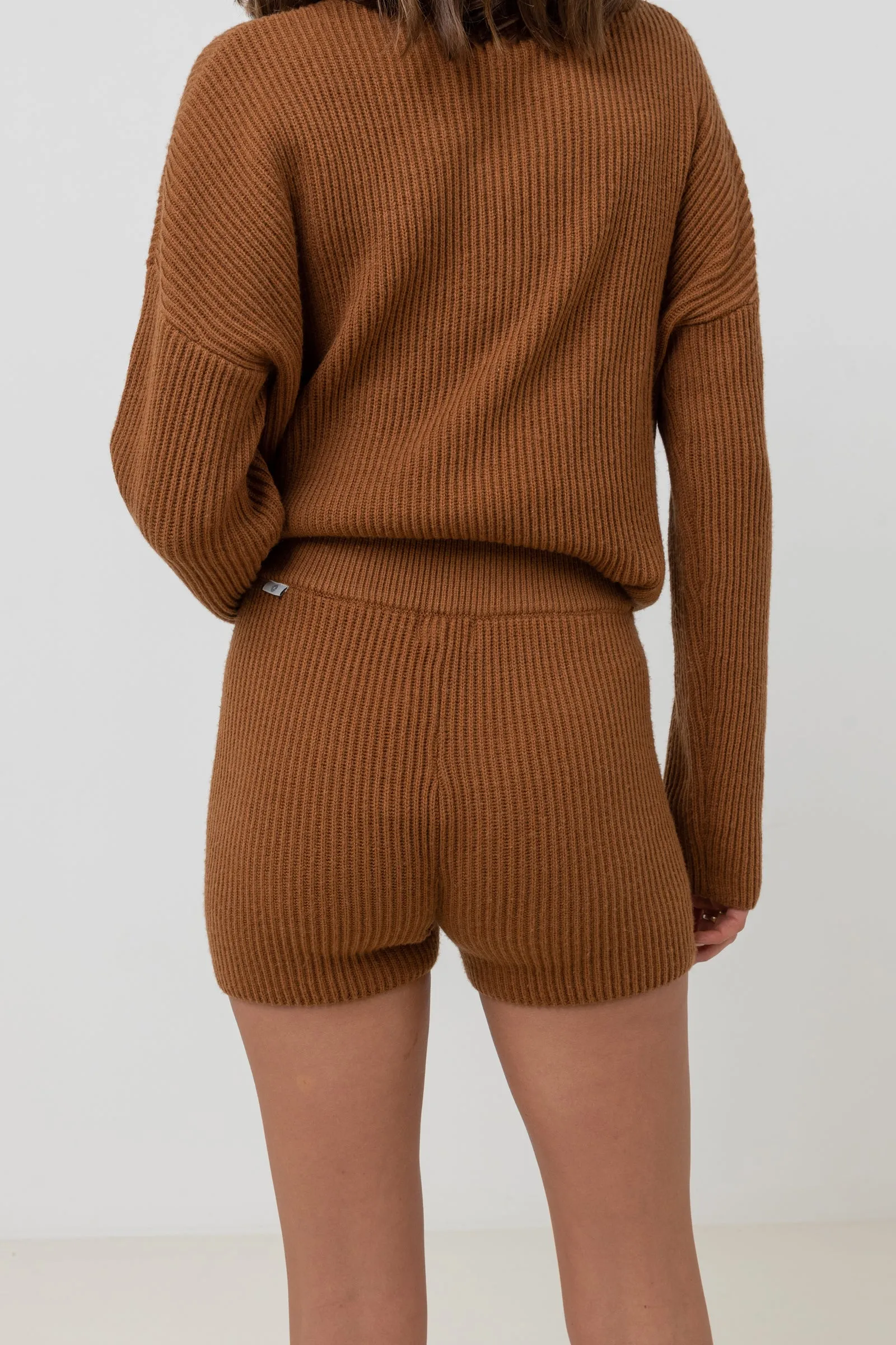 Classic Knit Short Caramel