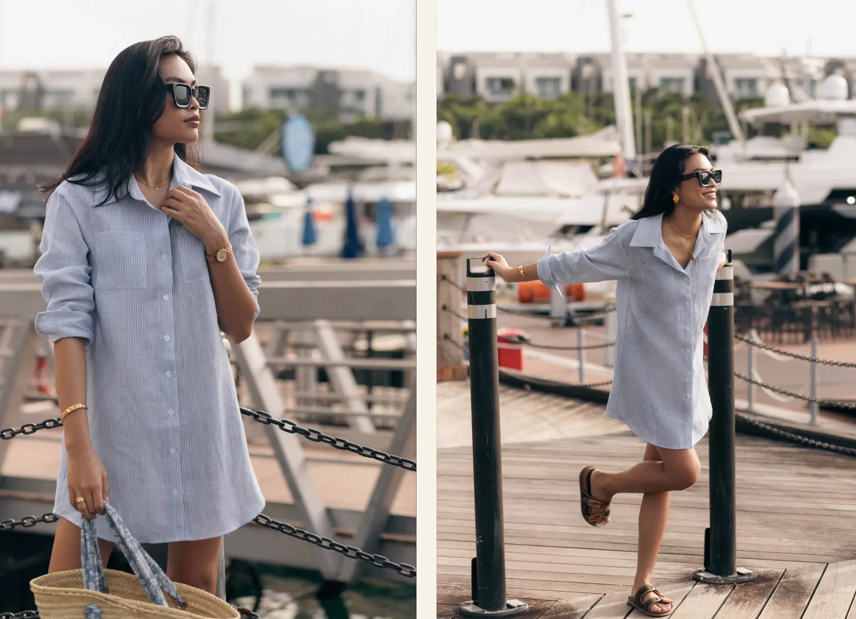 Classic Linen Shorts in White