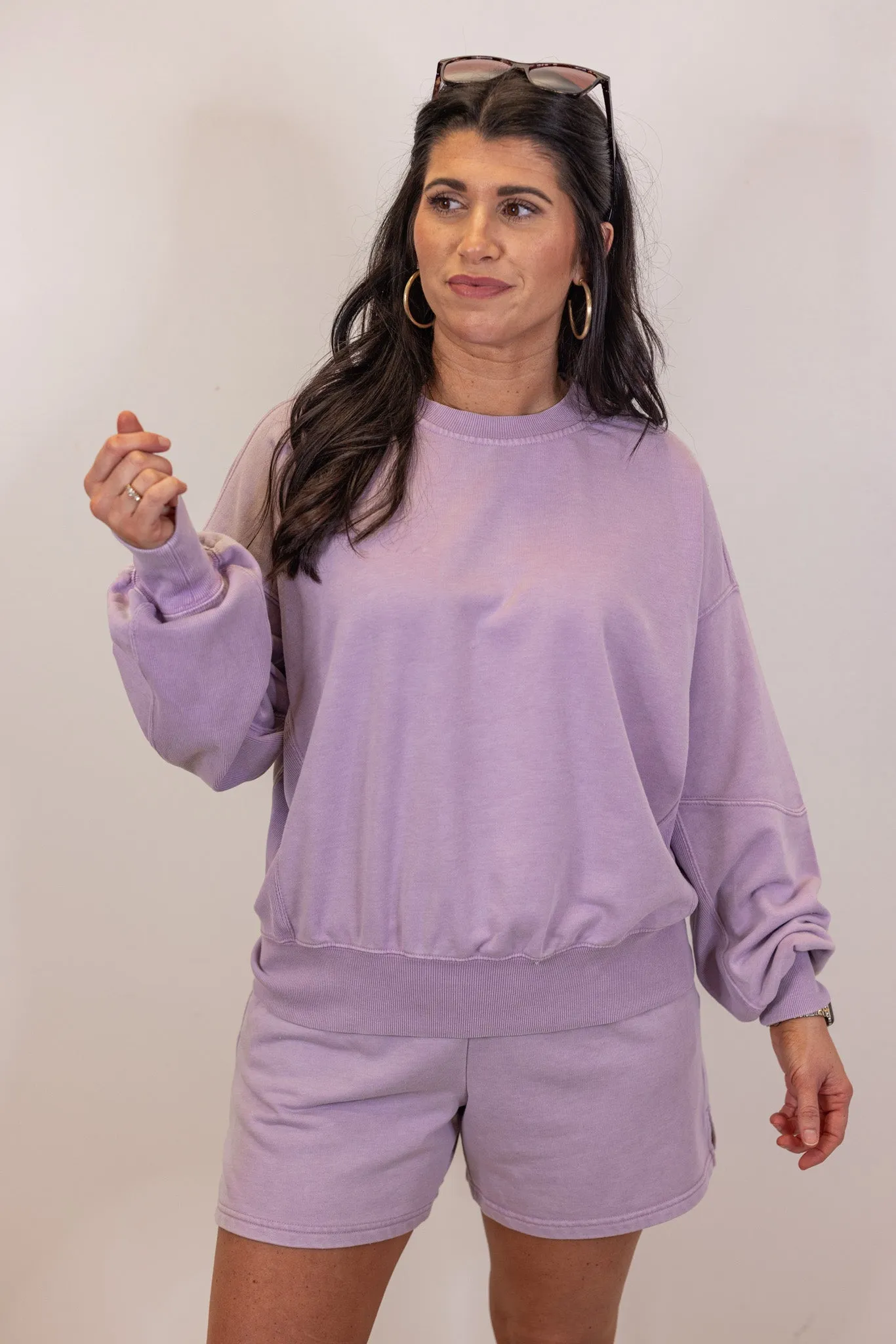 Classic Perfection Lavender Knit Set