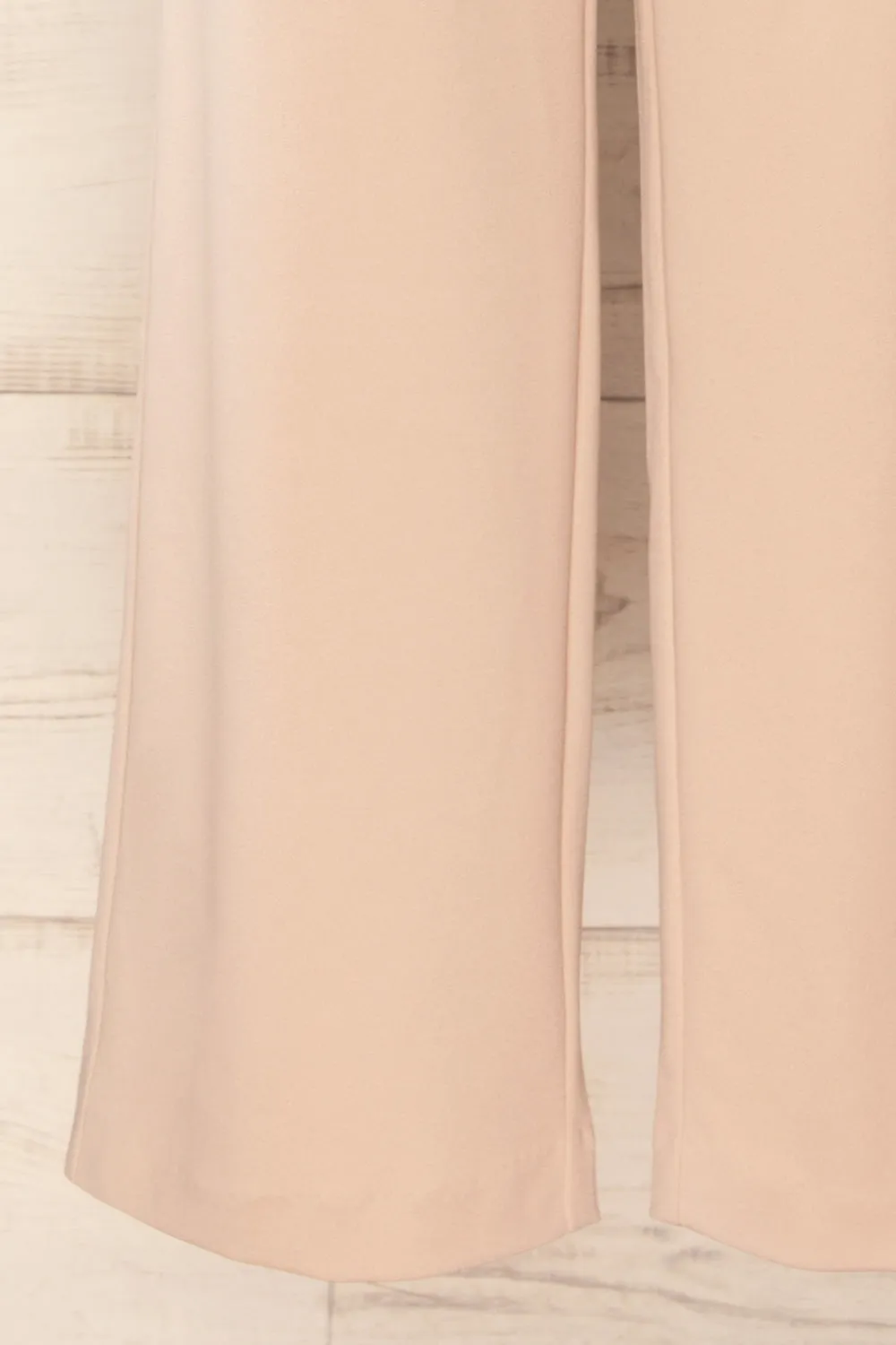 Clovelly Taupe | Straight-Leg Pants w/ Pockets