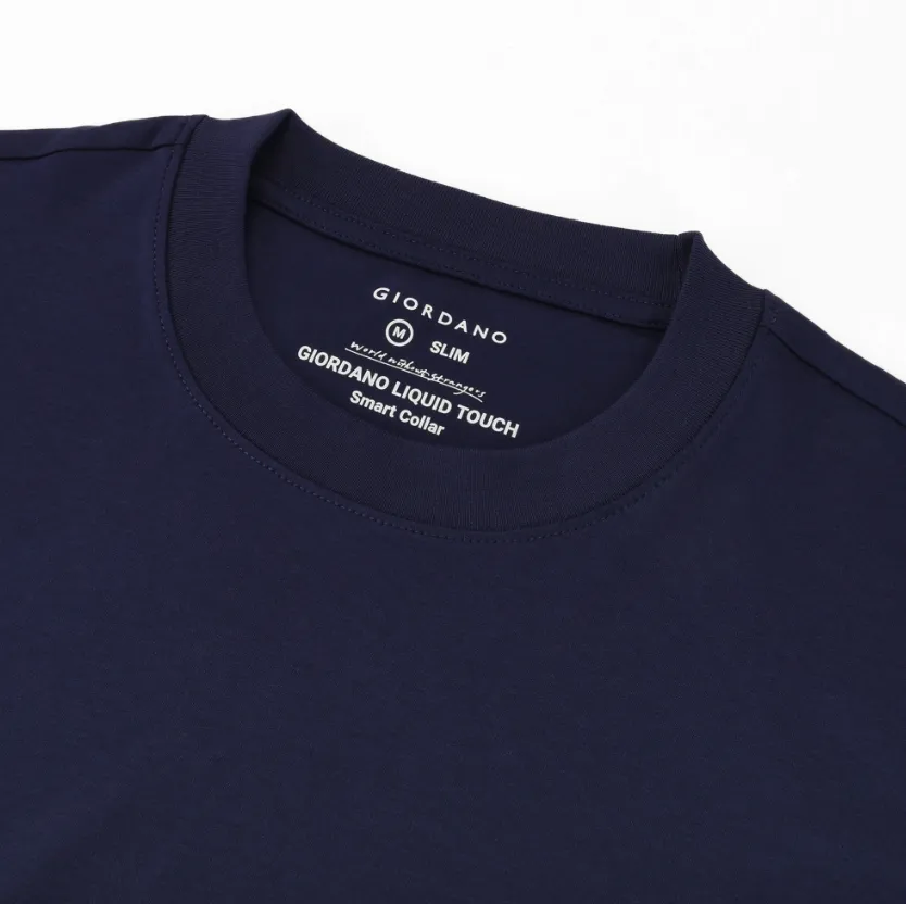 Cotton Interlock Crewneck Short Sleeve Embroidery Tees (Liquid Touch)
