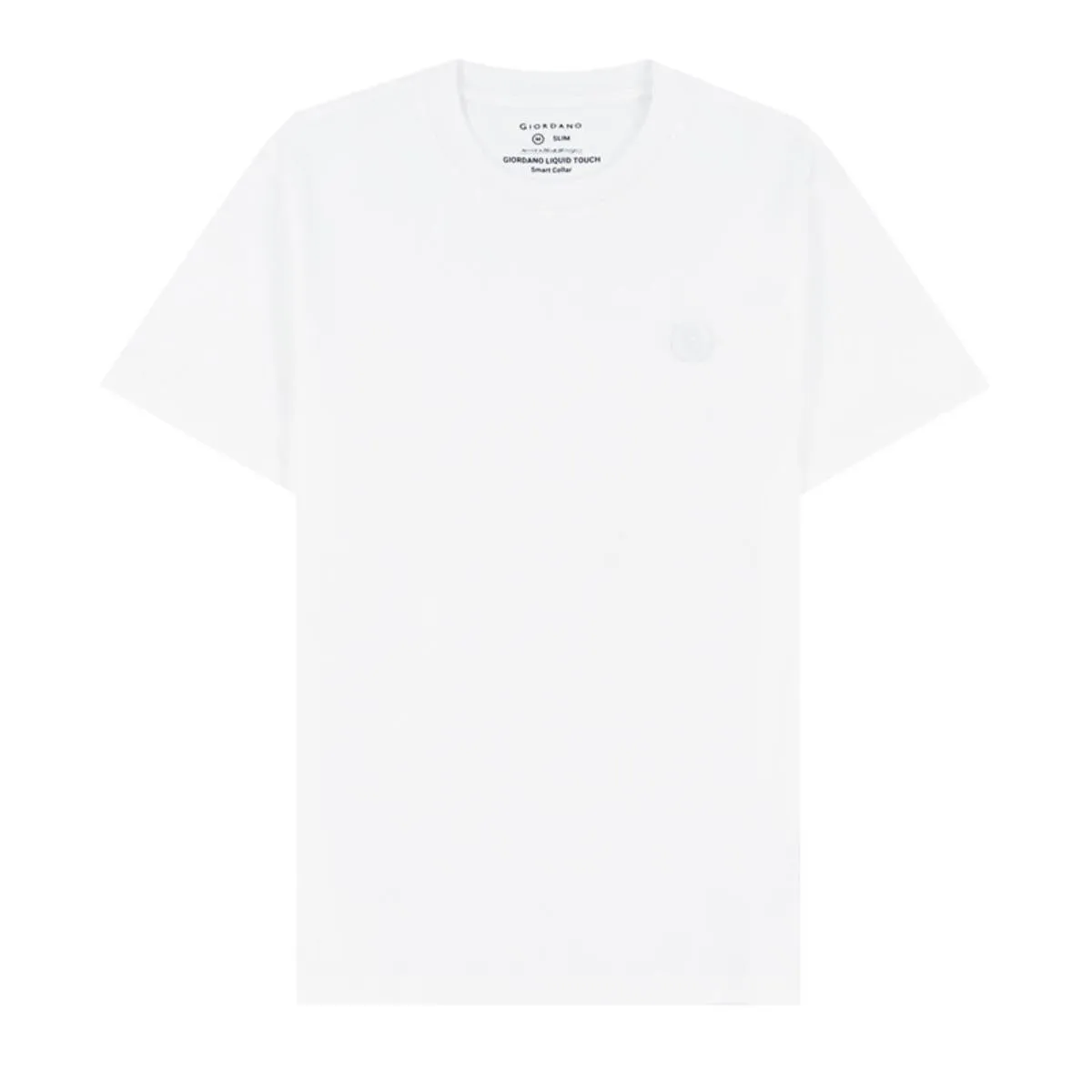 Cotton Interlock Crewneck Short Sleeve Embroidery Tees (Liquid Touch)