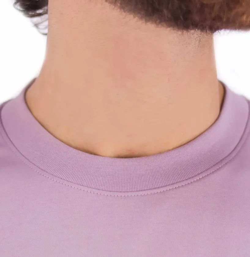 Cotton Interlock Crewneck Short Sleeve Embroidery Tees (Liquid Touch)