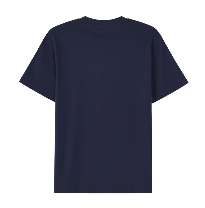 Cotton Interlock Crewneck Short Sleeve Embroidery Tees (Liquid Touch)