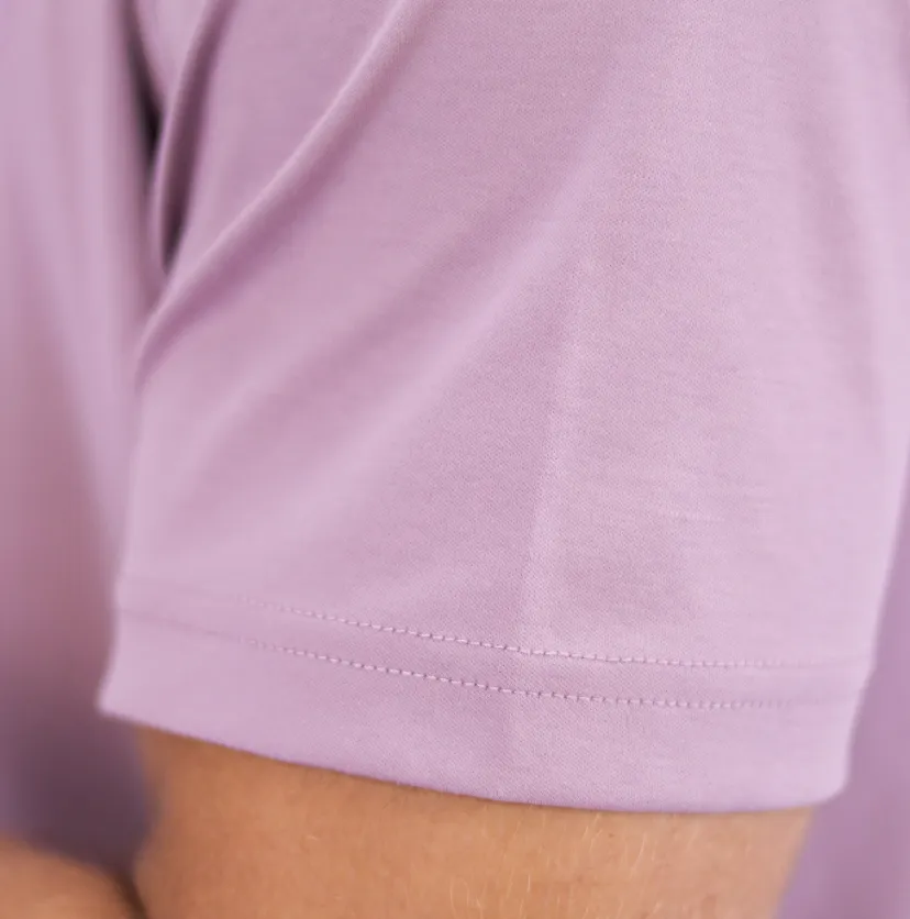 Cotton Interlock Crewneck Short Sleeve Embroidery Tees (Liquid Touch)