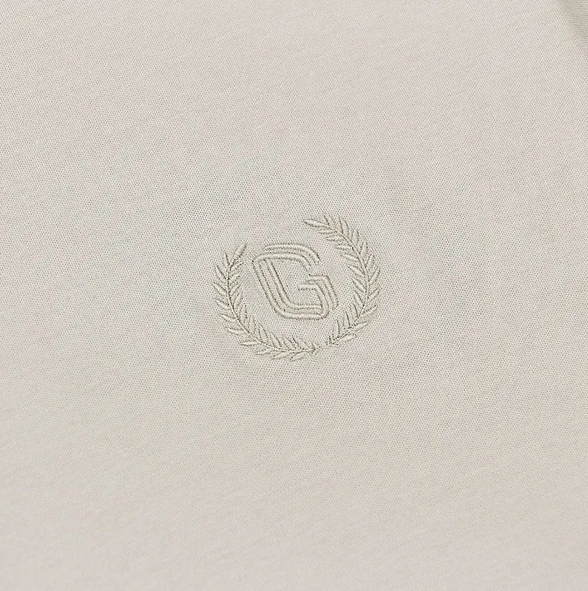 Cotton Interlock Crewneck Short Sleeve Embroidery Tees (Liquid Touch)