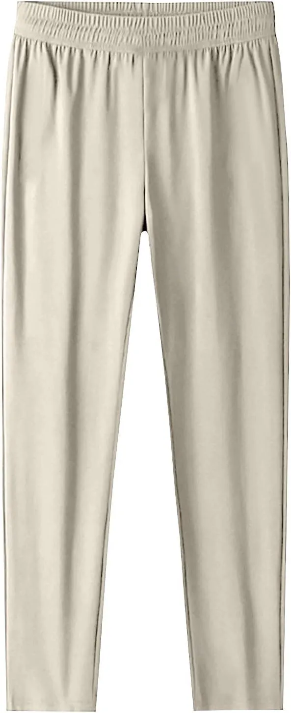 Cotton Linen Yoga Pants Business Casual,Wide Leg Sweatpants Women Denim Flowy Wide Trousers High Waisted