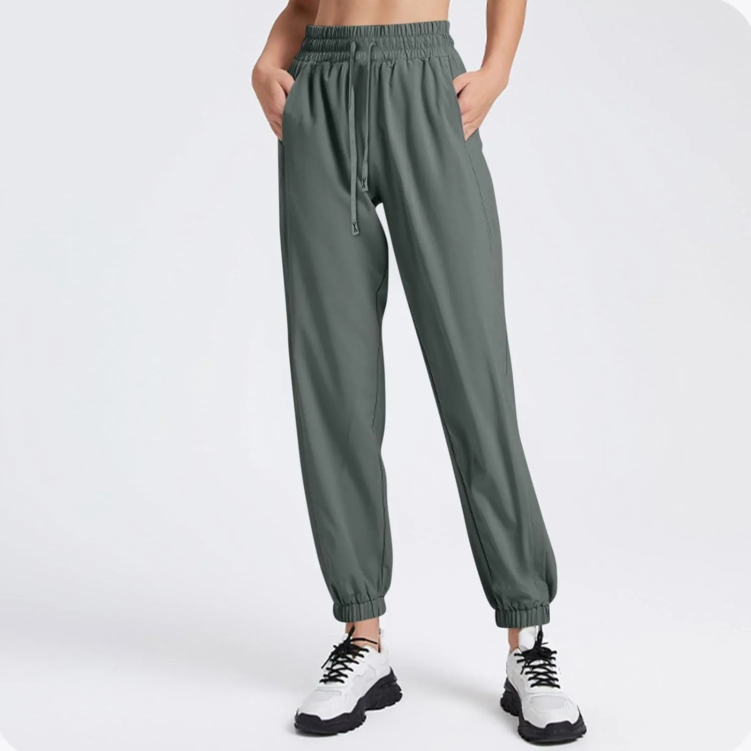 Cotton Linen Yoga Pants Business Casual,Wide Leg Sweatpants Women Denim Flowy Wide Trousers High Waisted