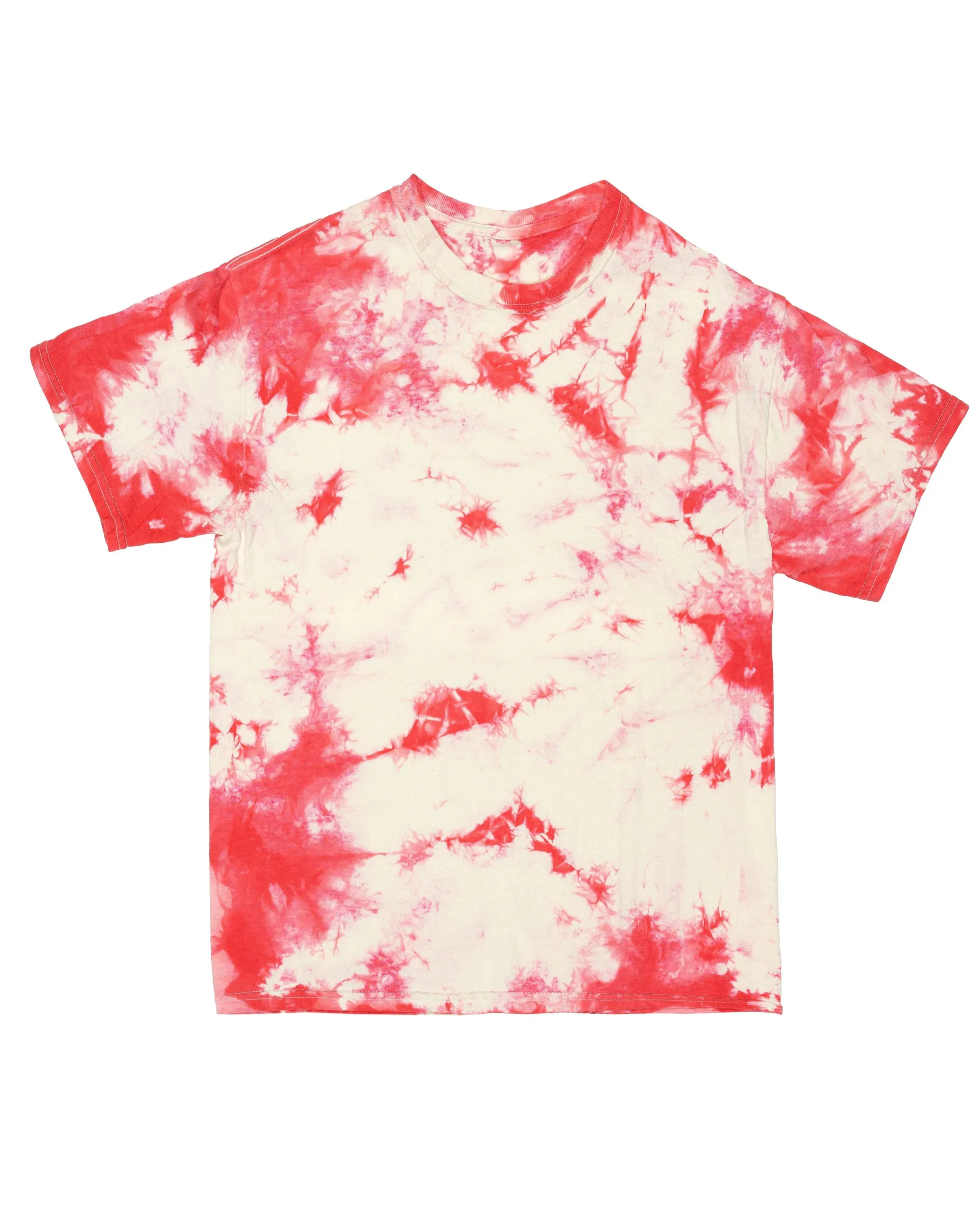 Crystal Dye Tee - Coral/Soft Yellow - Youth