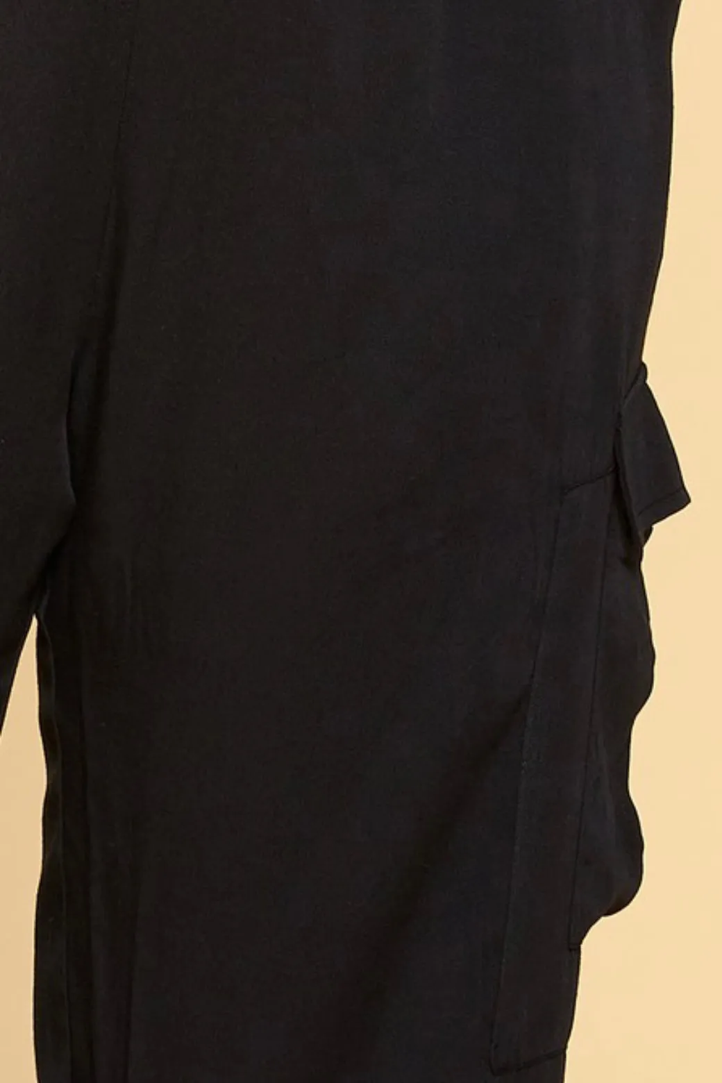 CURVY RELAXED FIT CARGO JOGGERS